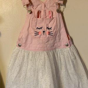 Oshkosh B'gosh Easter Pink Sparkle Tutu Overalls